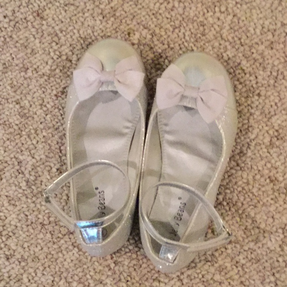 I am selling a cute silver little girls dress shoe